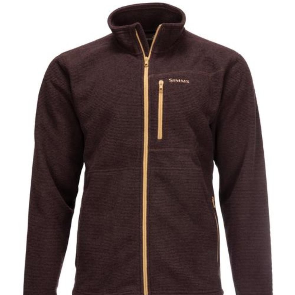 Rivershed Full Zip- Mahogany